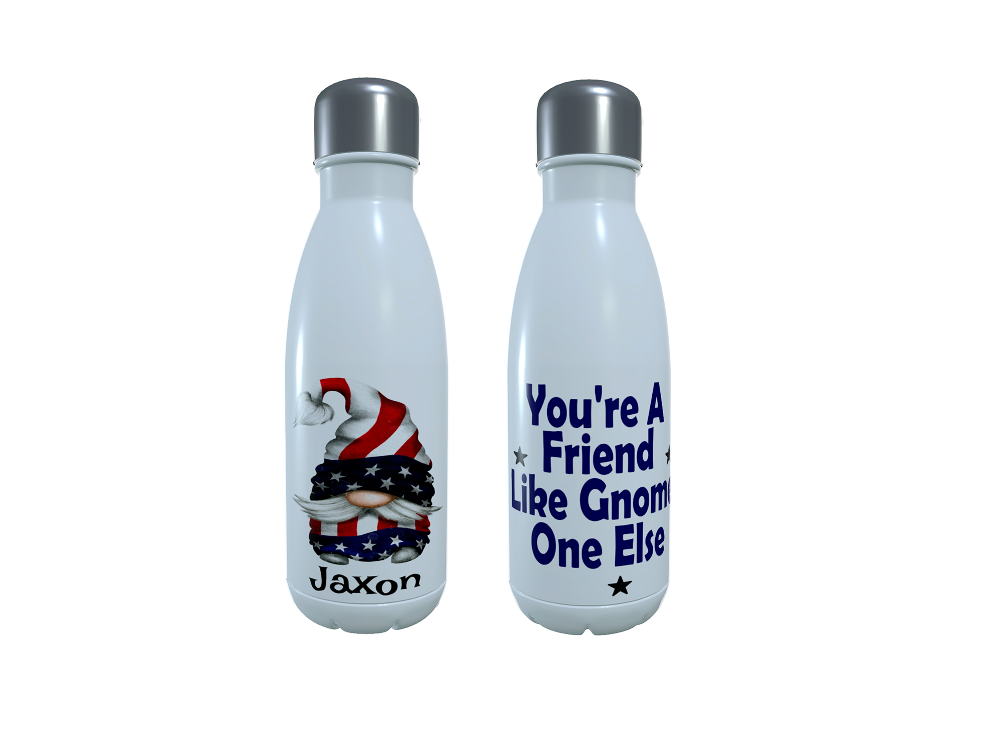 Patriotic Gnome Insulated Drinks Bottle, American Gnome Insulate